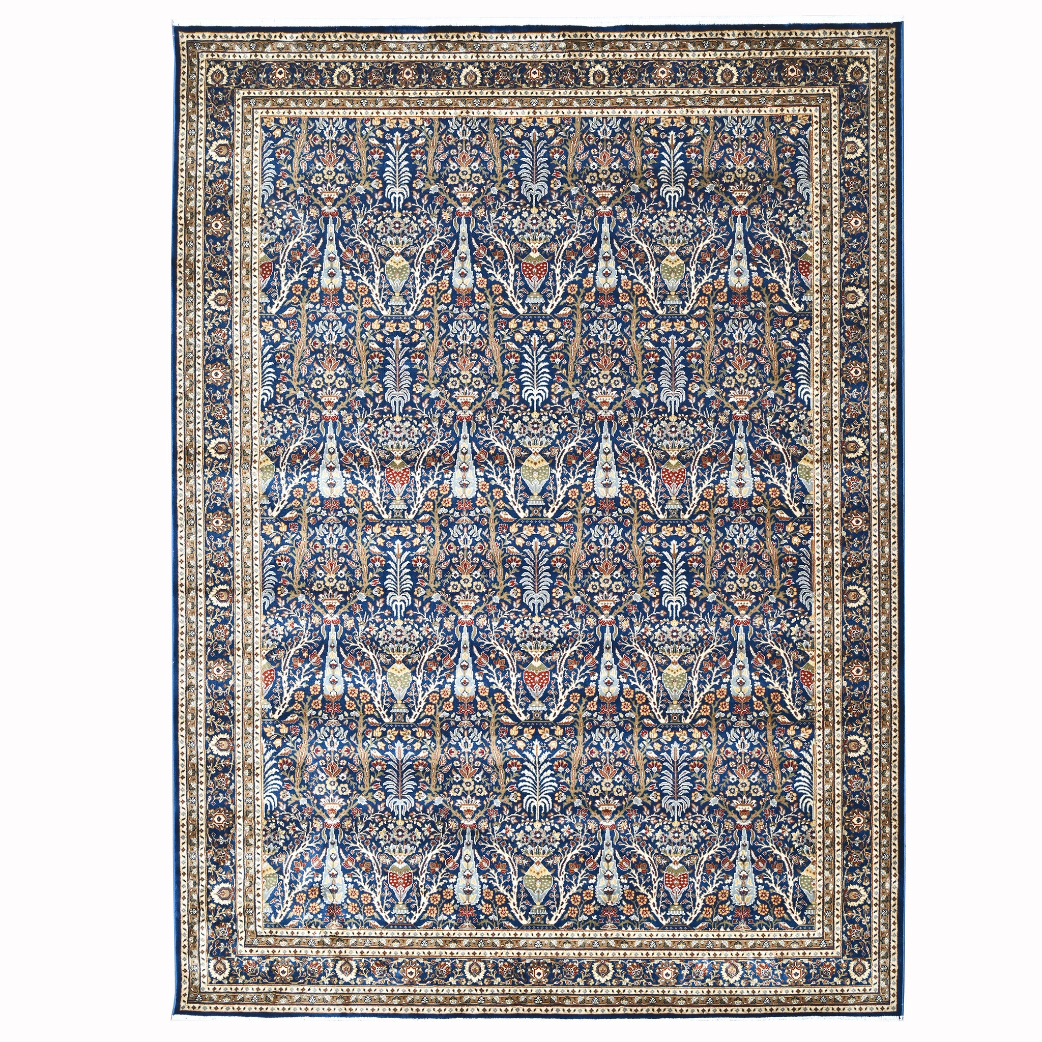 Mogul Modern Navy Power Loom Rug