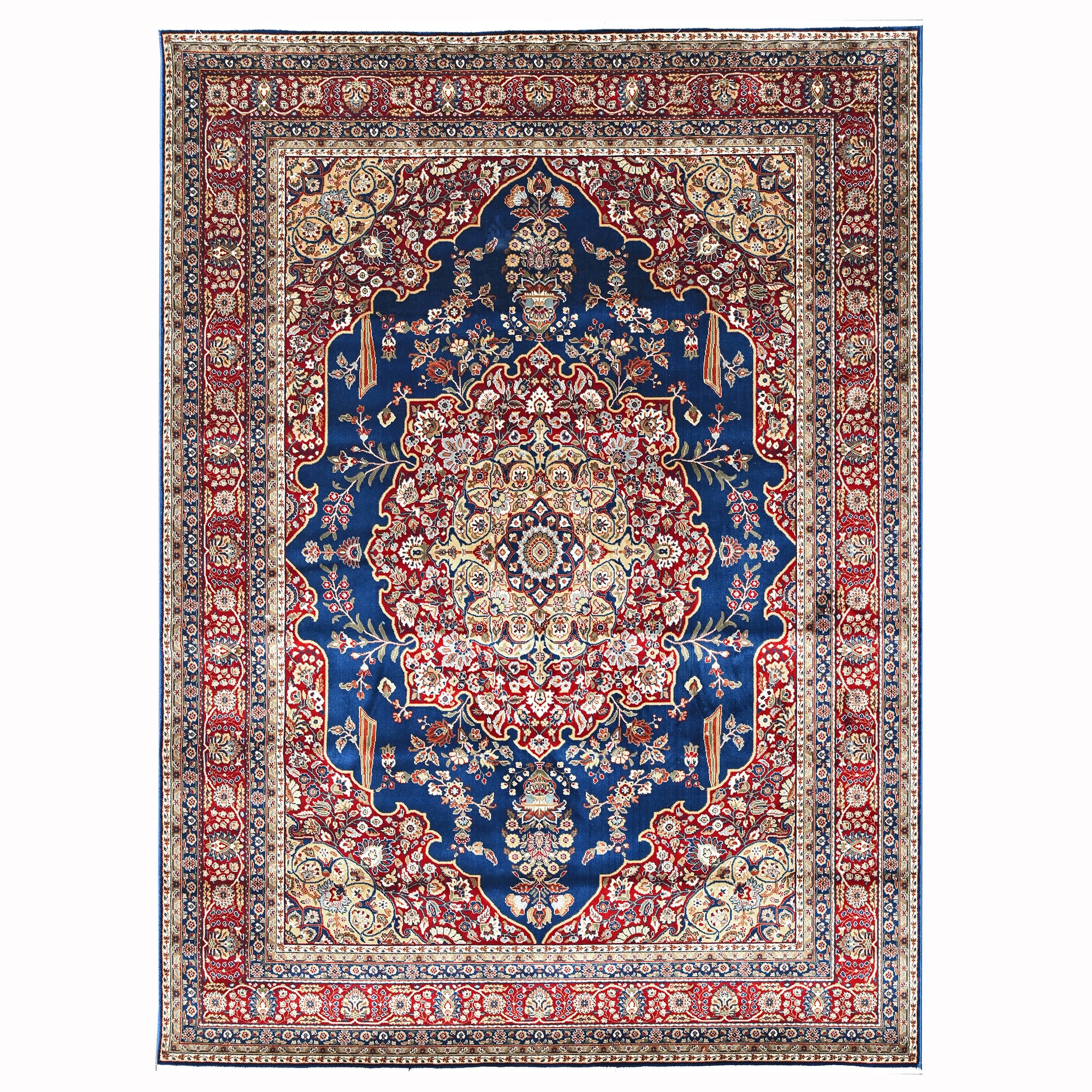 Mogul Modern Navy Power Loom Rug