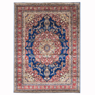 Mogul Modern Navy Power Loom Rug