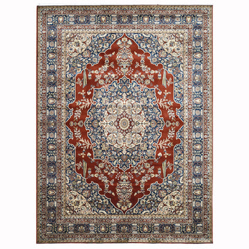 Mogul Modern Red Power Loom Rug