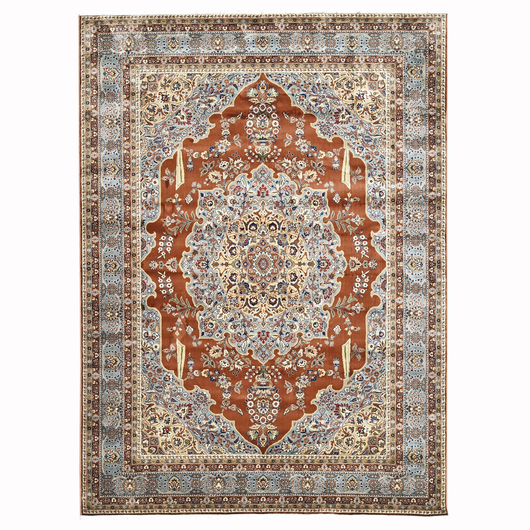 Mogul Modern Rust Power Loom Rug