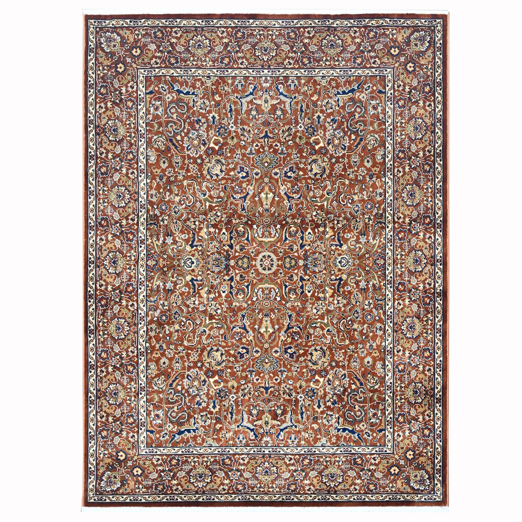 Mogul Modern Rust Power Loom Rug