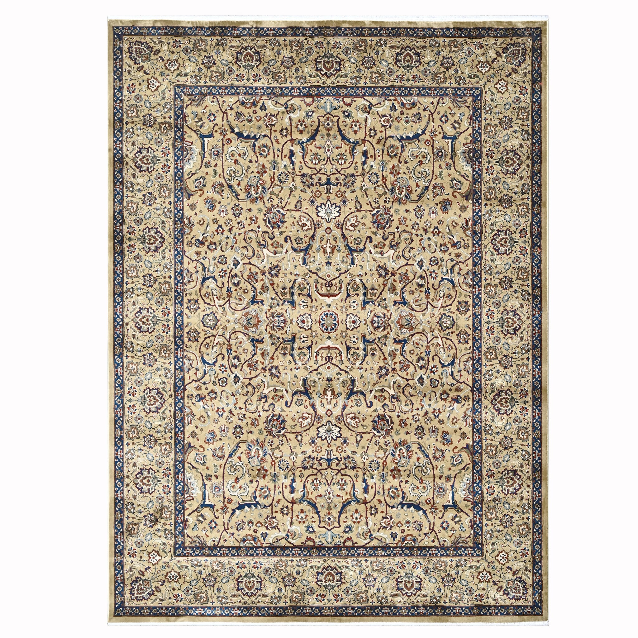Mogul Modern Camel Power Loom Rug