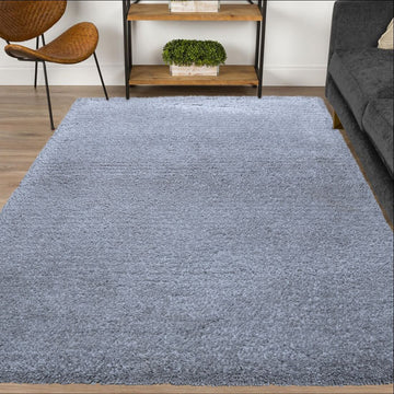 Daisy Table Tufted  Rug -  Silver