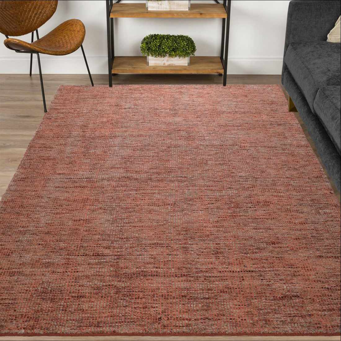 Element Hand Loom  Rug - Paprika