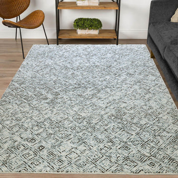 Eternity Hand Tufted  Rug - Charcoal